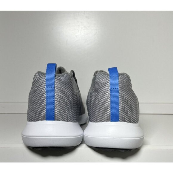 New in Box Footjoy Flex Men's Golf Shoes Size 7 Wide Style #56121 Grey/Blue - Picture 3 of 6